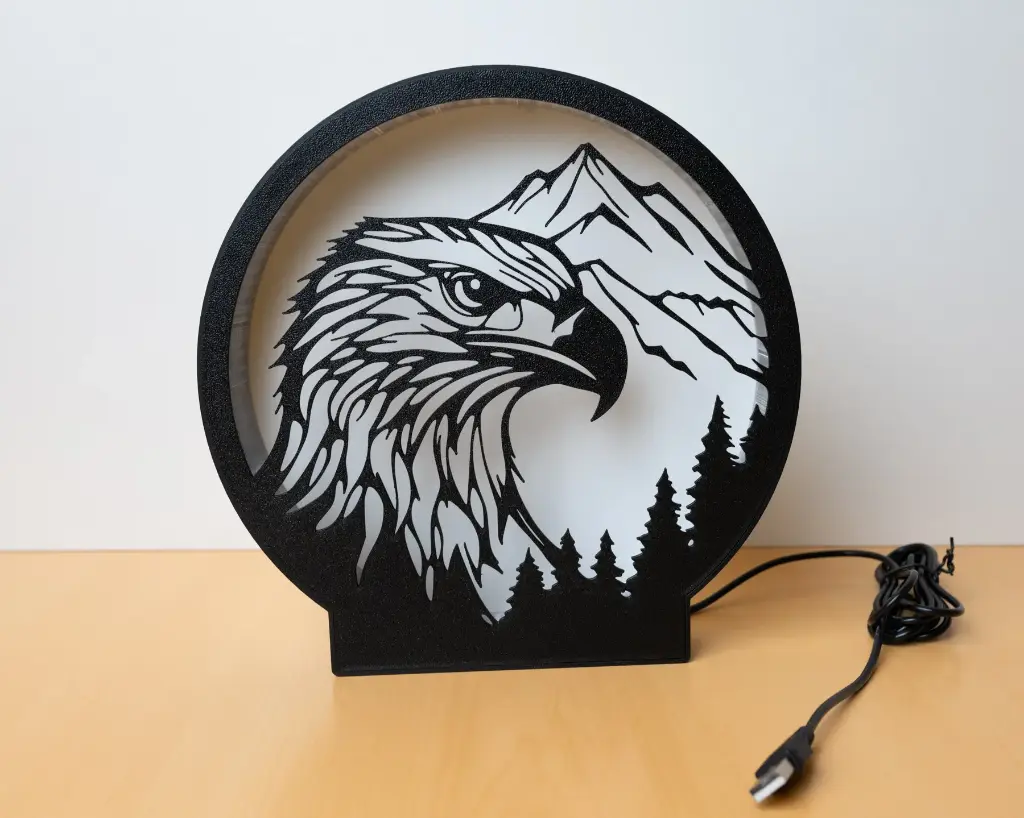 Lampe aigle & nature