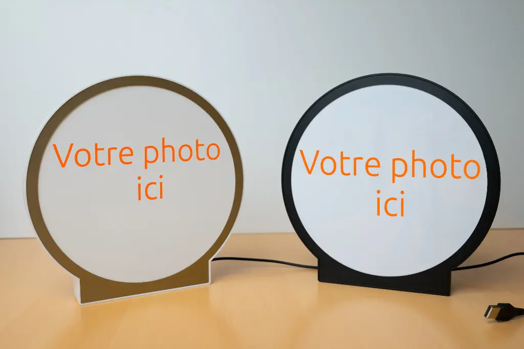 Lampe avec votre photo.
