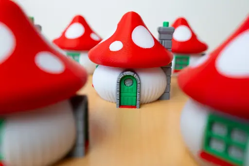 [3DP_FAIRY_HOUSE_MUSHROOM] Mini maison champignon