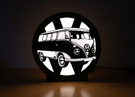 [3DP_LED_RELIEF_VAN_VW0] Lampe Va,